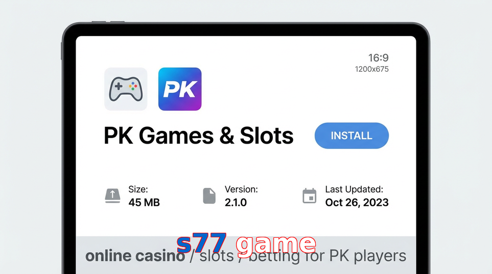 Game list for S77 Game gameapk section
