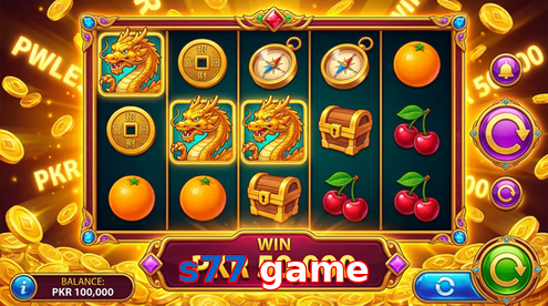 Main screen of S77 Game pg page for PK players